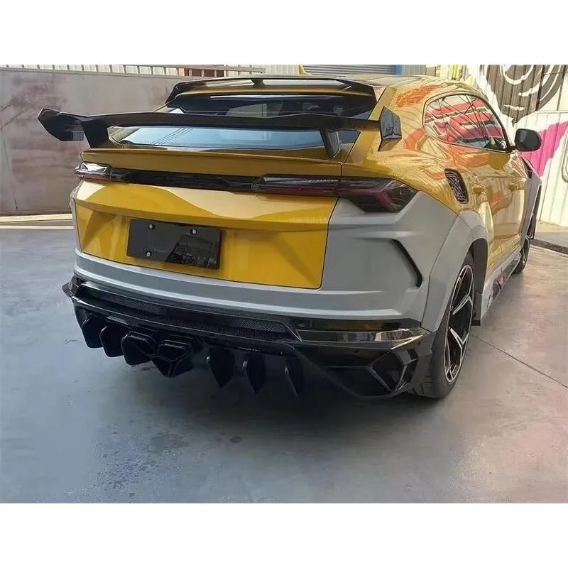 M Style Dry Carbon Fiber Rear Trunk Wing Spoiler for URUS Big Rear Spoiler Wholesale Custom